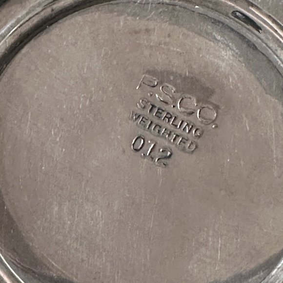 Set of 2 Sterling Silver weighted Candlesticks - Picture 6 of 11